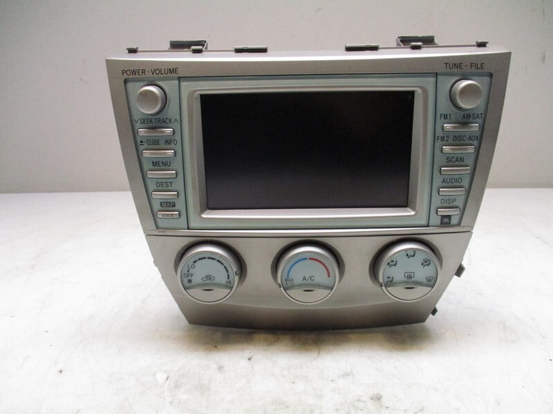 Pre-Owned 2007-2009 Toyota Camry Radio Receiver Navigation Display Screen OEM - Verify Specific Vehicle Fitment In Description - (Good)