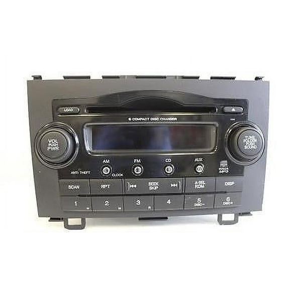 2007-2011 Honda Cr-V Radio Stereo 6 Disc Changer Mp3 Cd Player 39100-Swa-A003