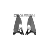 2007 - 2012 Ducati 1198 1098 848 Carbon Fiber Heel Plates