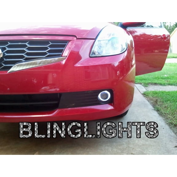 2007-2012 Nissan Altima Sedan Couple Angel Eye Fog Lamps Driving Lights