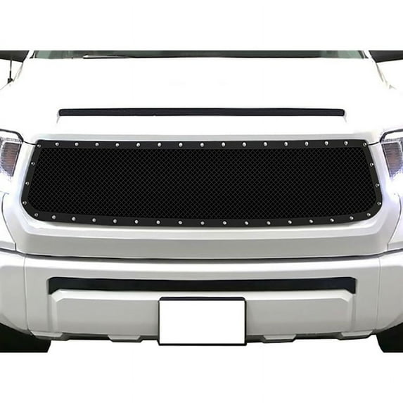 2007-2013 Chevy Silverado 1500 Stainless Steel Black Lower Bumper Wire Mesh Rivet Grille