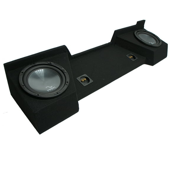 2007-2013 Chevy Silverado Ext Cab Truck Harmony R124 Dual 12" Sub Box Enclosure
