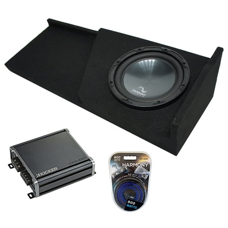 2007-2013 GMC Sierra Extended Cab Truck Harmony R104 Single 10 Sub Box & CXA4001