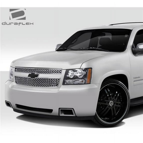 2007-2014 Chevrolet Tahoe Suburban Avalanche SS Look Front Bumper Cover - Signature Black - 1 Piece