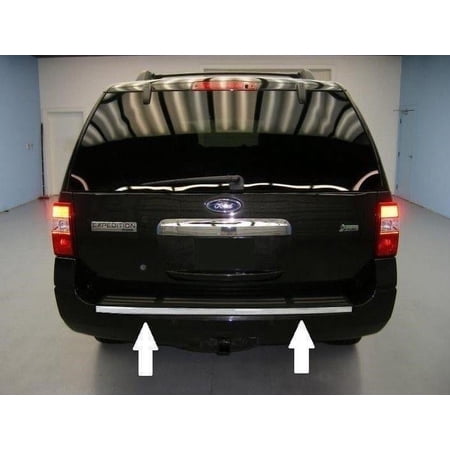 2007-2016 Ford Expedition Chrome Rear Bumper Trim Tailgate Molding Package