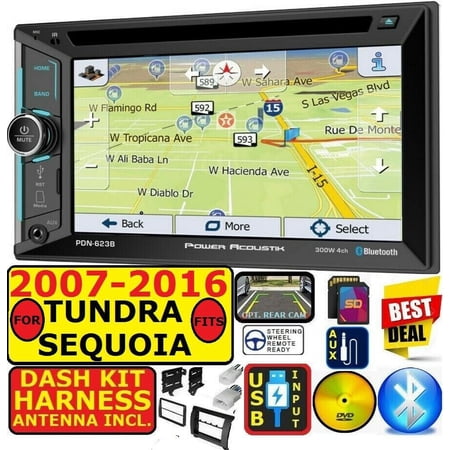 2007-2016 TUNDRA-SEQUOIA GPS NAVIGATION BLUETOOTH USB CD/DVD STEREO PKG