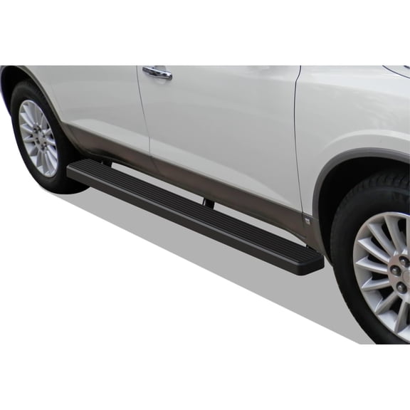 2007-2017 Chevy Traverse 2007-2016 GMC Acadia (Excl. Denali) 2017 GMC Acadia Limited 2007-2009 Buick Enclave 2007-2010 Saturn Outlook 6061 Aircraft Aluminum Black finishing 5 Inch Door to Door