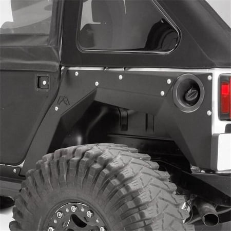 2007-2017 Jeep Unlimited Rear Replacement Fender, Matte Black