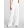 thumbnail image 1 of Athletic Works Women's and Women's Plus French Terry Wide Leg Pants, 31" Inseam, Sizes XS-4X, 1 of 6