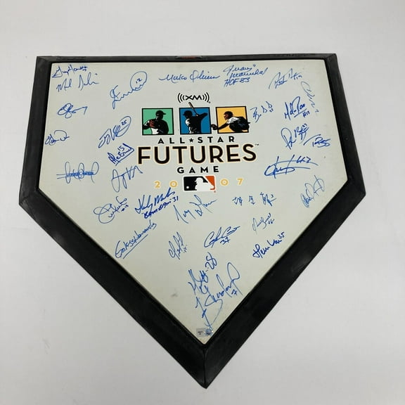 2007 All Star Game Futures Game Team Signed Home Plate Joey Votto MLB Authentic