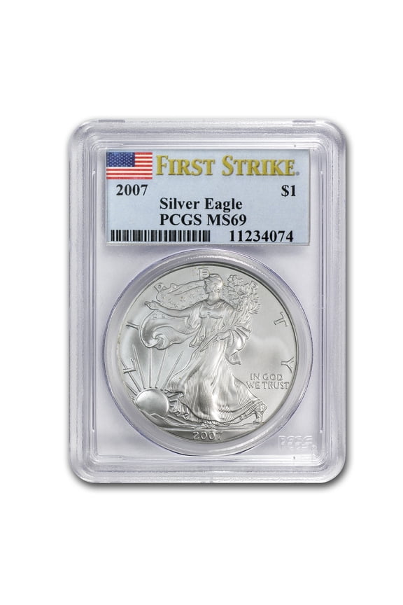2007 American Silver Eagle MS-69 PCGS (FirstStrike)