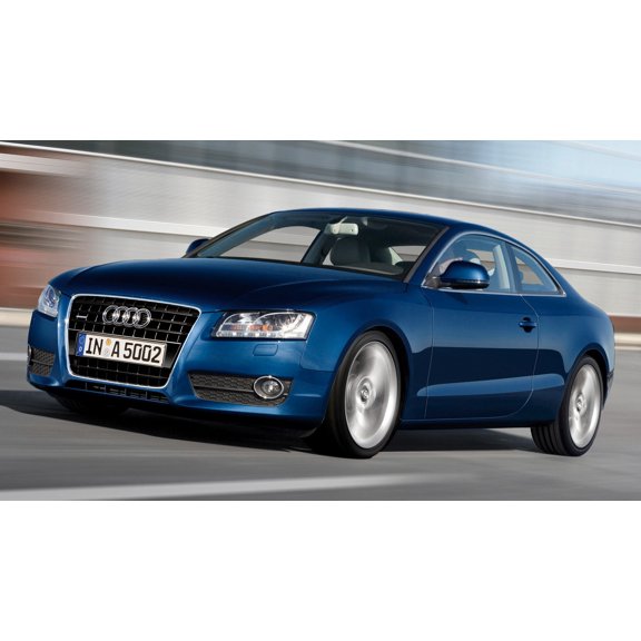 2007 Audi A5 Coupe - 12x18 Inch Laminated Poster - Stunning Detail and Bold Colors