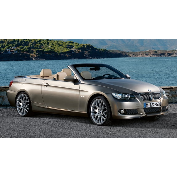 2007 BMW 3 Series Convertible Aerodynamic Car - 12x18 Inch Laminated Poster - Stunning Detail and Bold Colors