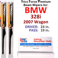 thumbnail image 1 of 2007 BMW 328i Performance Beam Wipers (Set of 2), 1 of 3