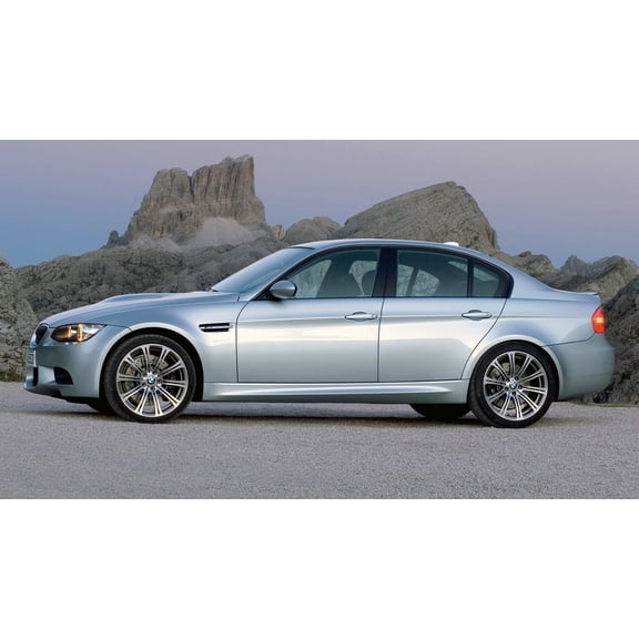 2007 BMW M3 Style B - 24x36 Inch Laminated Poster - Stunning Detail and Bold Colors
