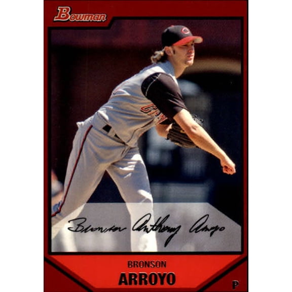 2007 Bowman #108 Bronson Arroyo MLB Baseball Trading Card