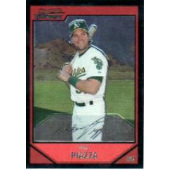 2007 Bowman Chrome #120 Mike Piazza MLB Baseball Trading Card