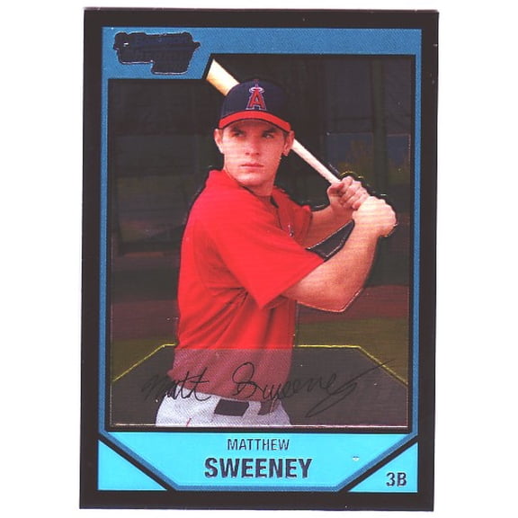 2007 Bowman Chrome Prospects #BC11 Matthew Sweeney MLB Baseball Trading Card