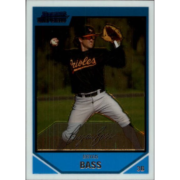 2007 Bowman Chrome Prospects #BC116 Bryan Bass MLB Baseball Trading Card