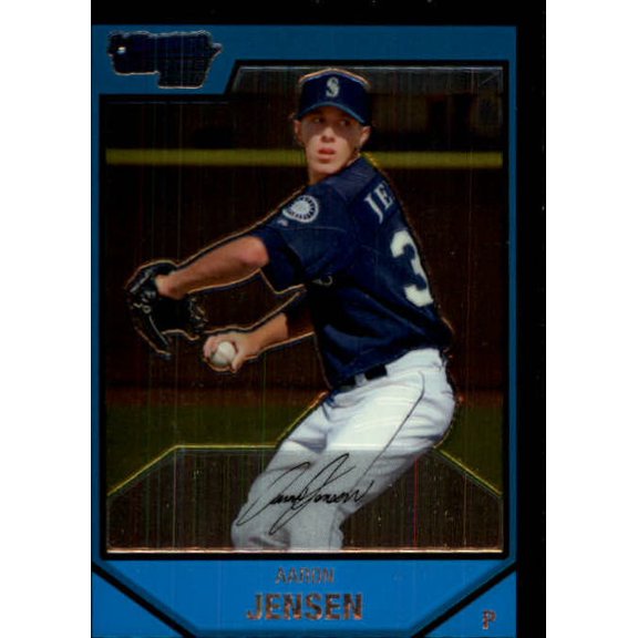 2007 Bowman Chrome Prospects #BC61 Aaron Jensen MLB Baseball Trading Card