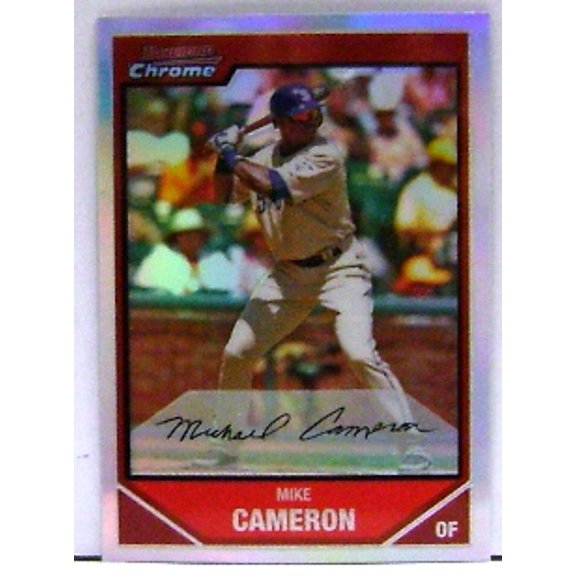 2007 Bowman Chrome Refractors #40 Mike Cameron MLB Baseball Trading Card