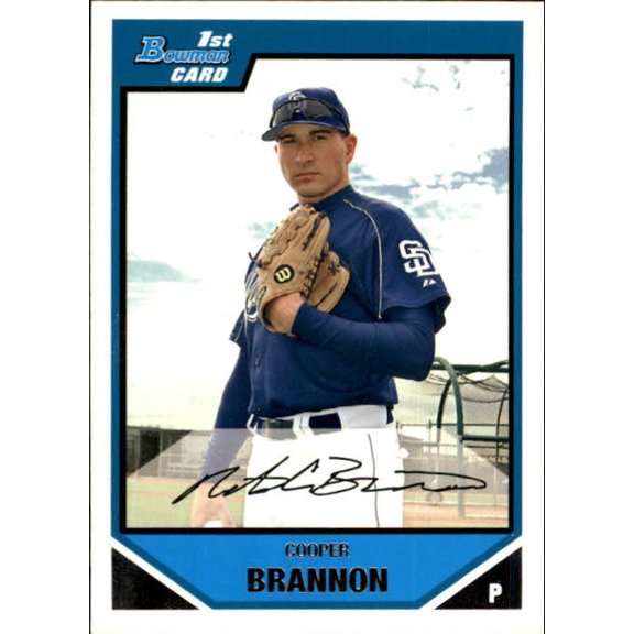 2007 Bowman Prospects #BP1 Cooper Brannon MLB Baseball Trading Card