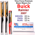 thumbnail image 1 of 2007 Buick Rainier Performance Beam Wipers (Set of 3) w/Rear Wiper, 1 of 3