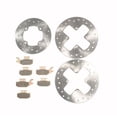 thumbnail image 1 of 2007 Can-Am Outlander Max 400 Front & Rear Brake Rotors Disc and Brake Pads, 1 of 5