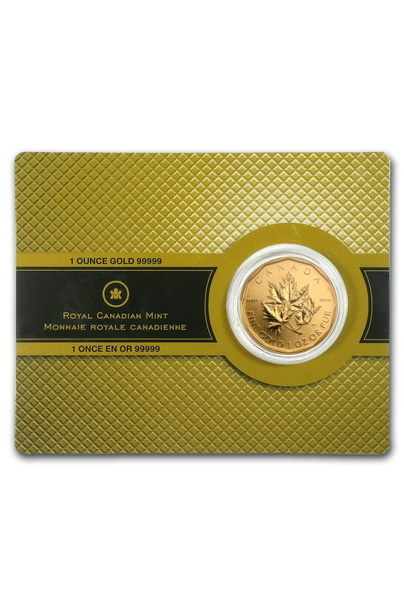 2007 Canada 1 oz Gold Maple Leaf .99999 BU (w/Assay Card)