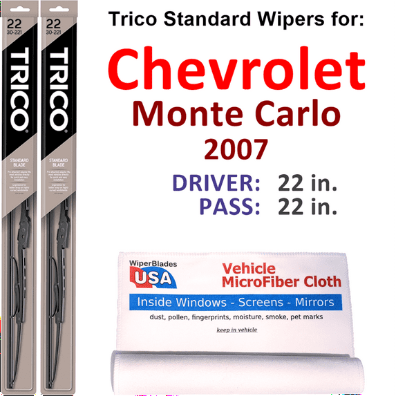 2007 Chevrolet Monte Carlo Wiper Blades (Set of 2)