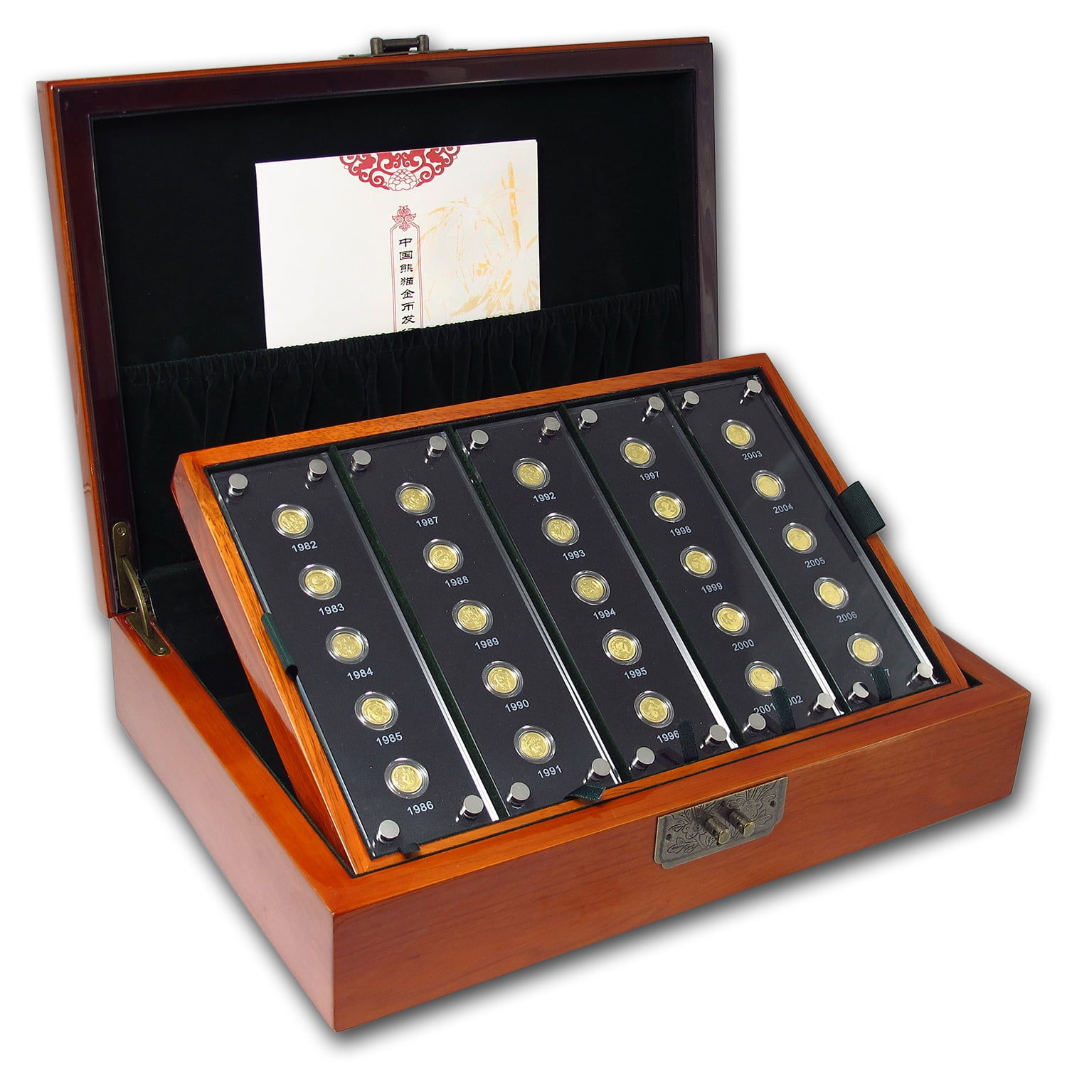 2007 China 25-Coin Gold Panda Proof Set (25th Anniversary 2007 China 25-Coin Gold Panda Proof Set (25th Anniversary