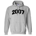 thumbnail image 1 of 2007 College Style Hoodie Sweatshirt Unisex 4X-Large Grey, 1 of 5