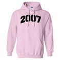 thumbnail image 1 of 2007 College Style Hoodie Sweatshirt Unisex Medium Pink, 1 of 5
