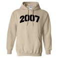 thumbnail image 1 of 2007 College Style Hoodie Sweatshirt Unisex Small Sand, 1 of 5