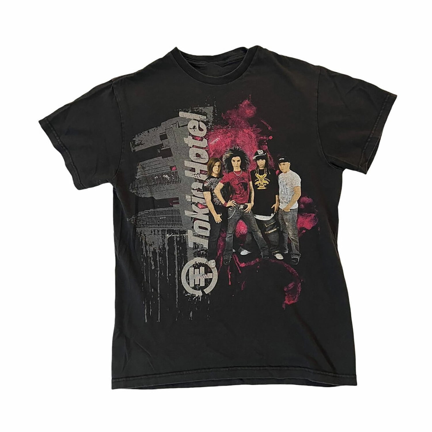 2007 Concert Tour Tokio Hotel Band Shirt Classic Black 2007 Concert Tour Tokio Hotel Band Shirt Classic Black