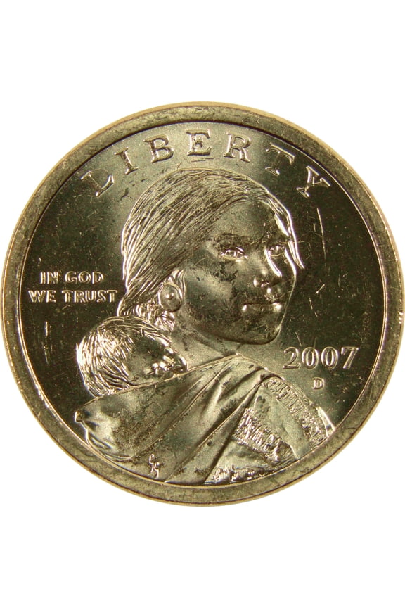 2007 D Sacagawea Native American Dollar BU Uncirculated $1 Coin