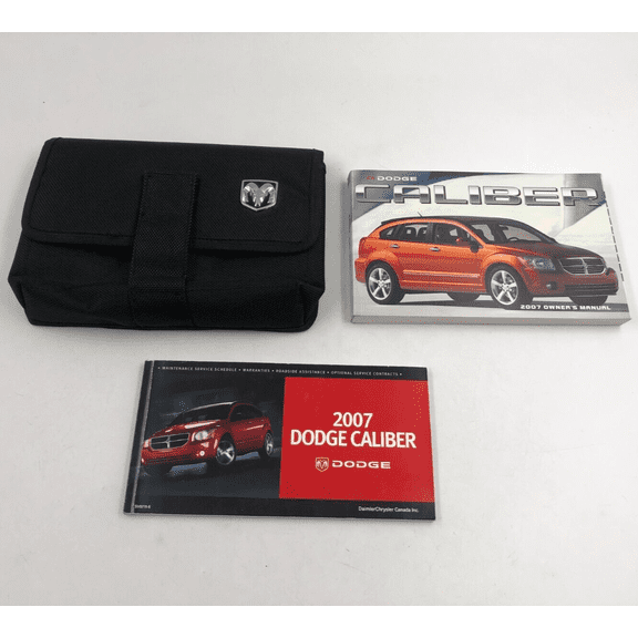2007 Dodge Caliber Owners Manual Handbook Set with Case OEM J03B42011