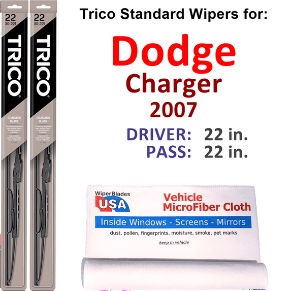 2007 Dodge Charger Wiper Blades (Set of 2)