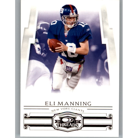 2007 Donruss Threads #108 Eli Manning NFL Football Trading Card