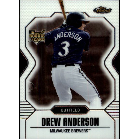 2007 Finest #140 Drew Anderson RC MLB Baseball Trading Card