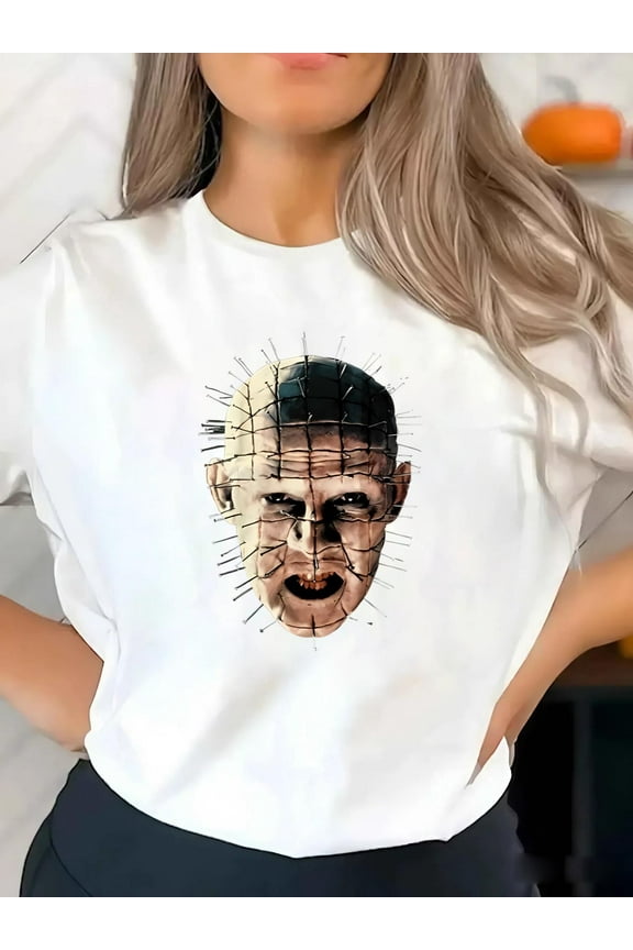 2007 Hellraiser Pinhead Classic Horror Movie Fan Gift Graphic T-Shirt Unisex, for men & women, up to size 5XL