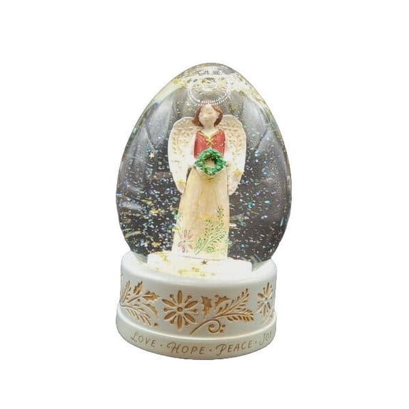 2007 Joy to the World Snow Globe Hallmark Keepsake Christmas Tree Ornament - QSR8099