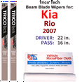 thumbnail image 1 of 2007 Kia Rio Beam Blade Wipers (Set of 2), 1 of 3