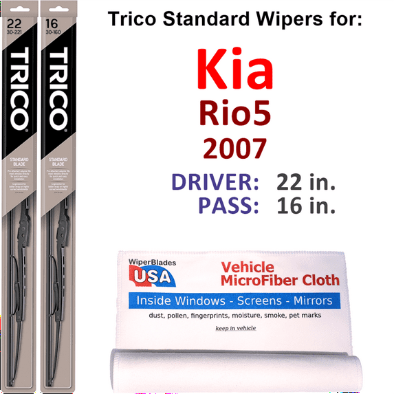 2007 Kia Rio5 Wiper Blades (Set of 2)
