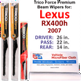thumbnail image 1 of 2007 Lexus RX400h Performance Beam Wipers (Set of 3) w/Rear Wiper, 1 of 3