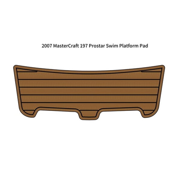 2007 MasterCraft 197 Prostar Swim Platform Boat EVA Foam Teak Deck Floor Pad Mat