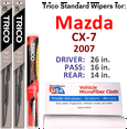 thumbnail image 1 of 2007 Mazda CX-7 Wiper Blades (Set of 3) w/Rear Wiper, 1 of 3