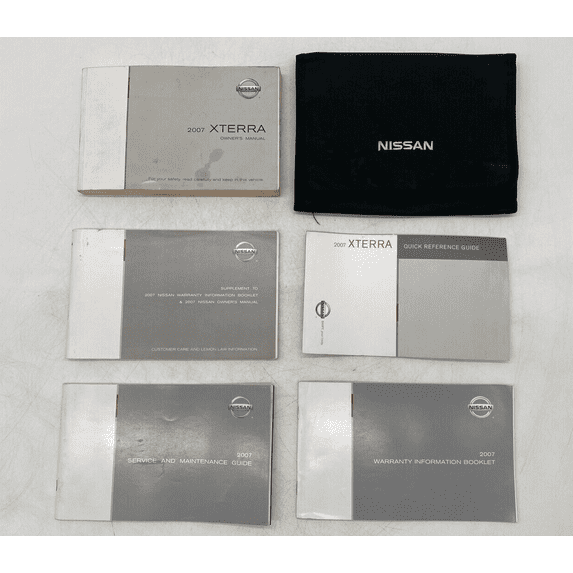 2007 Nissan XTerra X-Terra Owners Manual Set OEM I02B04008