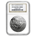 thumbnail image 1 of 2007-P Jamestown 400th Anniv $1 Silver Commem PF-70 NGC, 1 of 3