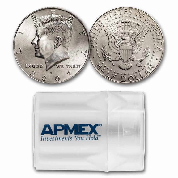 2007-P Kennedy Half Dollar 20-Coin Roll BU